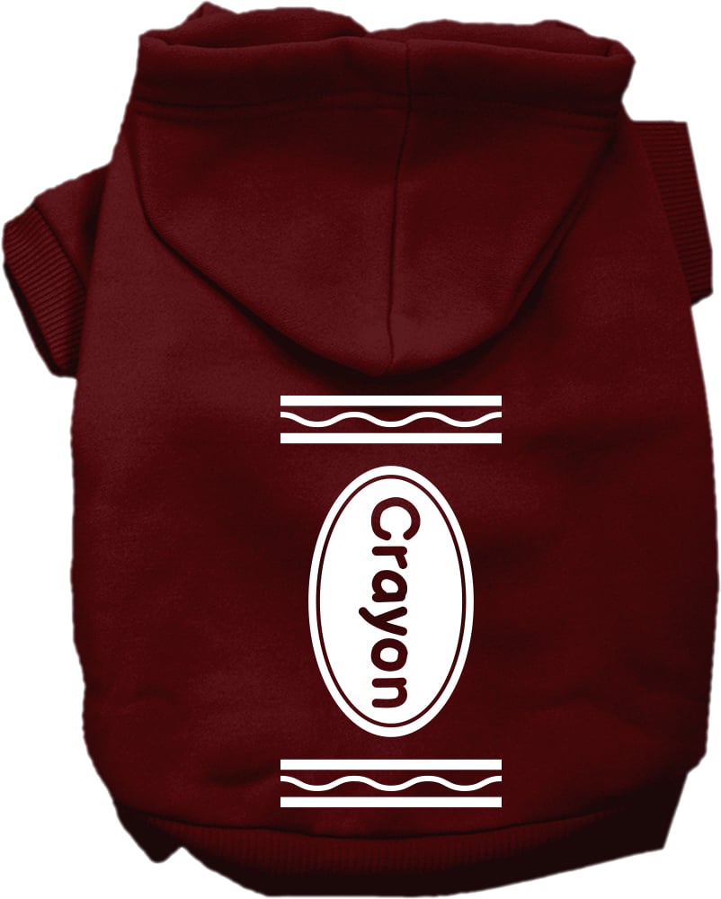 Colorful Crayon Costume Screen Print Hoodie for Kids - Fun Dress-Up & Halloween Costume Idea