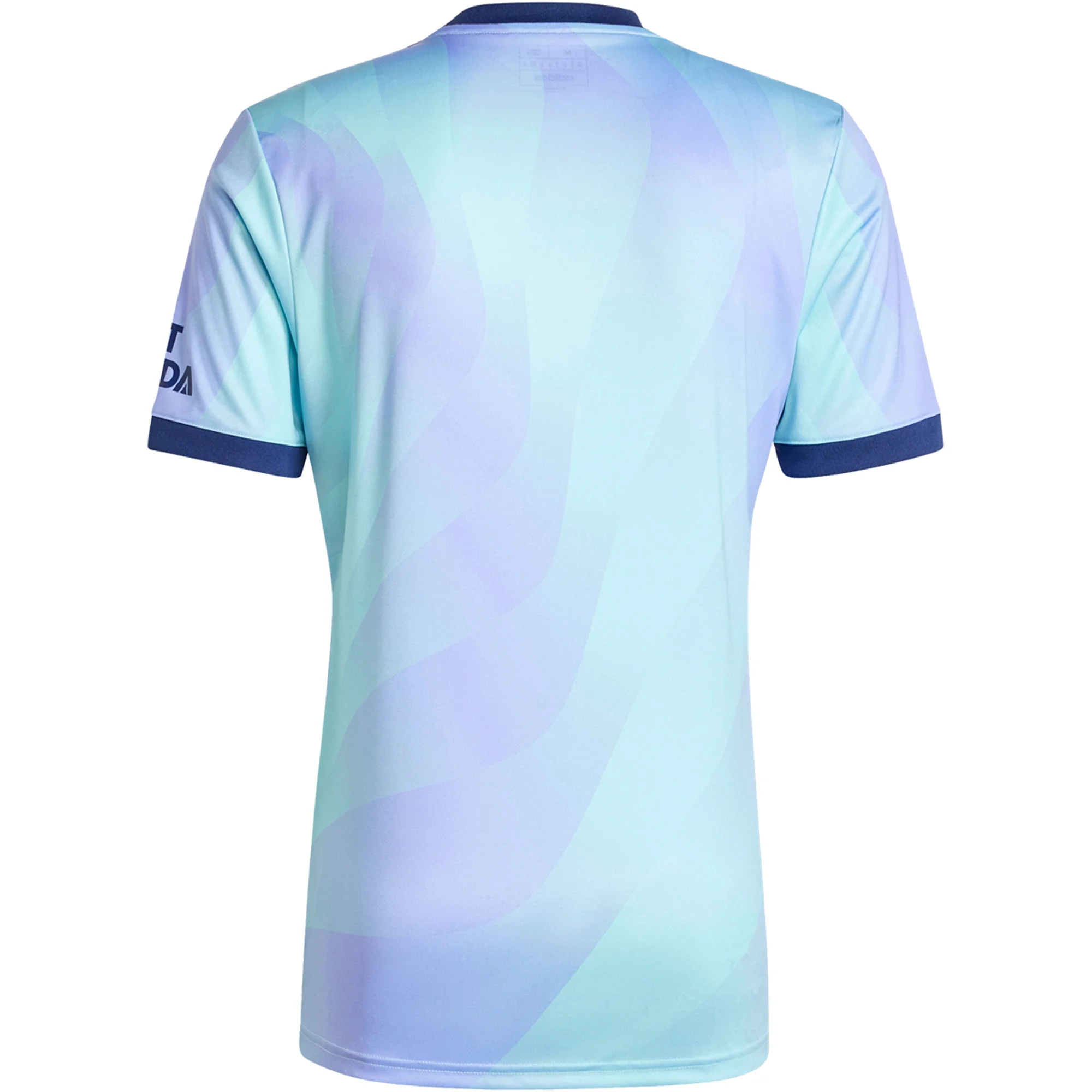 Adidas Arsenal Third Jersey 2024/2025 - Clear Aqua/Light Flash Purple - Authentic Football Soccer Shirt for Men - Perfect for Match Day, Training & Fan Support