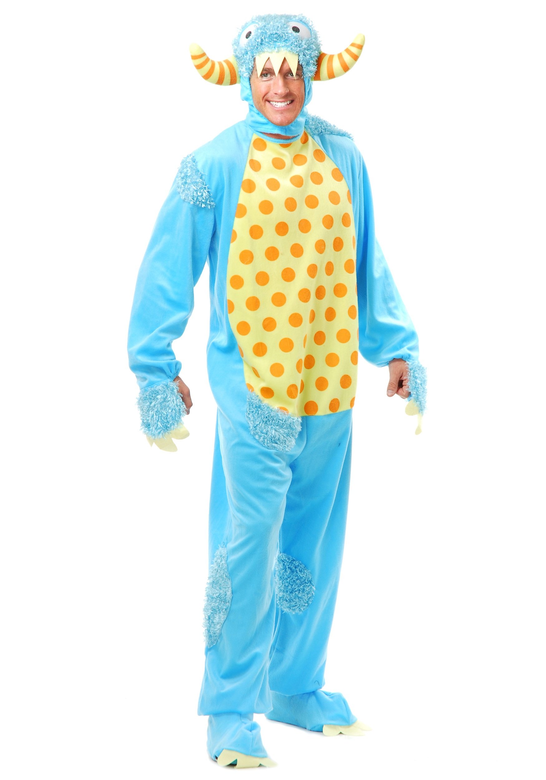 Blue Monster Costume for Adults - Halloween Party, Cosplay & Themed Events - Fun & Scary Outfit for Costume Parties & Role Play