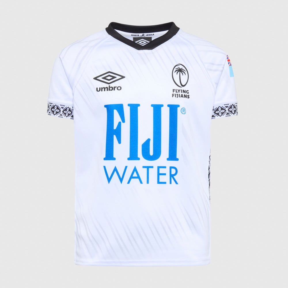 Flying Fijians 15s Replica Home Youth Jersey - Authentic Rugby Jersey for Kids - Perfect for Games, Fan Support & Sports Events