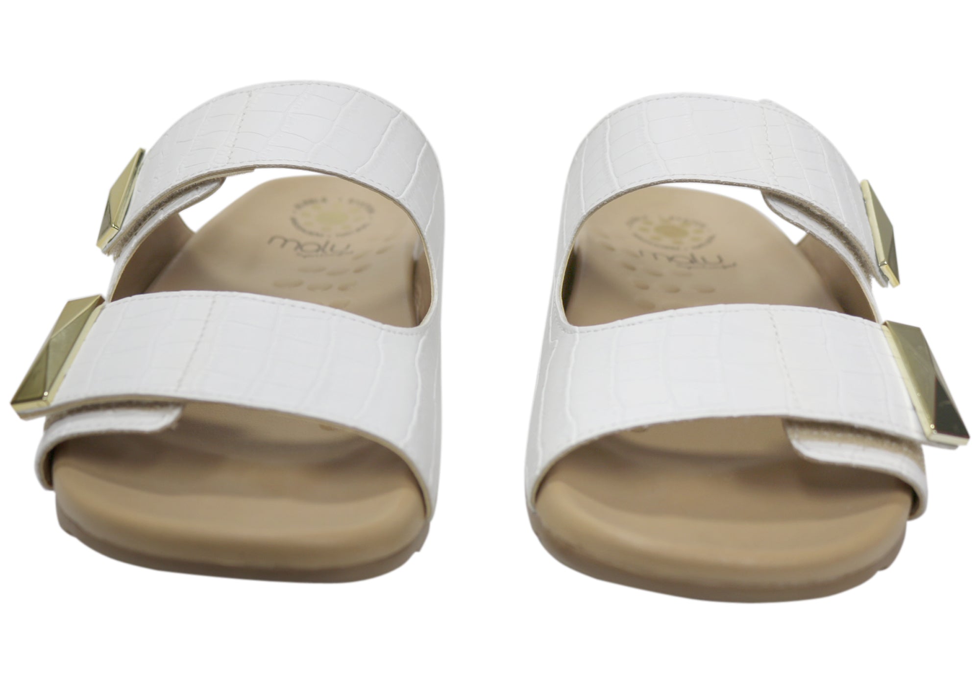 Super Comfortable Malu Ricky Women's Slides Sandals - Made in Brazil - Perfect for Beach, Pool & Casual Wear
