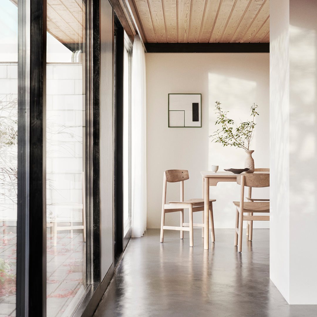 Eco-Friendly Conscious Dining Chair - Sustainable Wooden Chair for Kitchen & Dining Room - Perfect for Modern, Minimalist & Farmhouse Home Decor