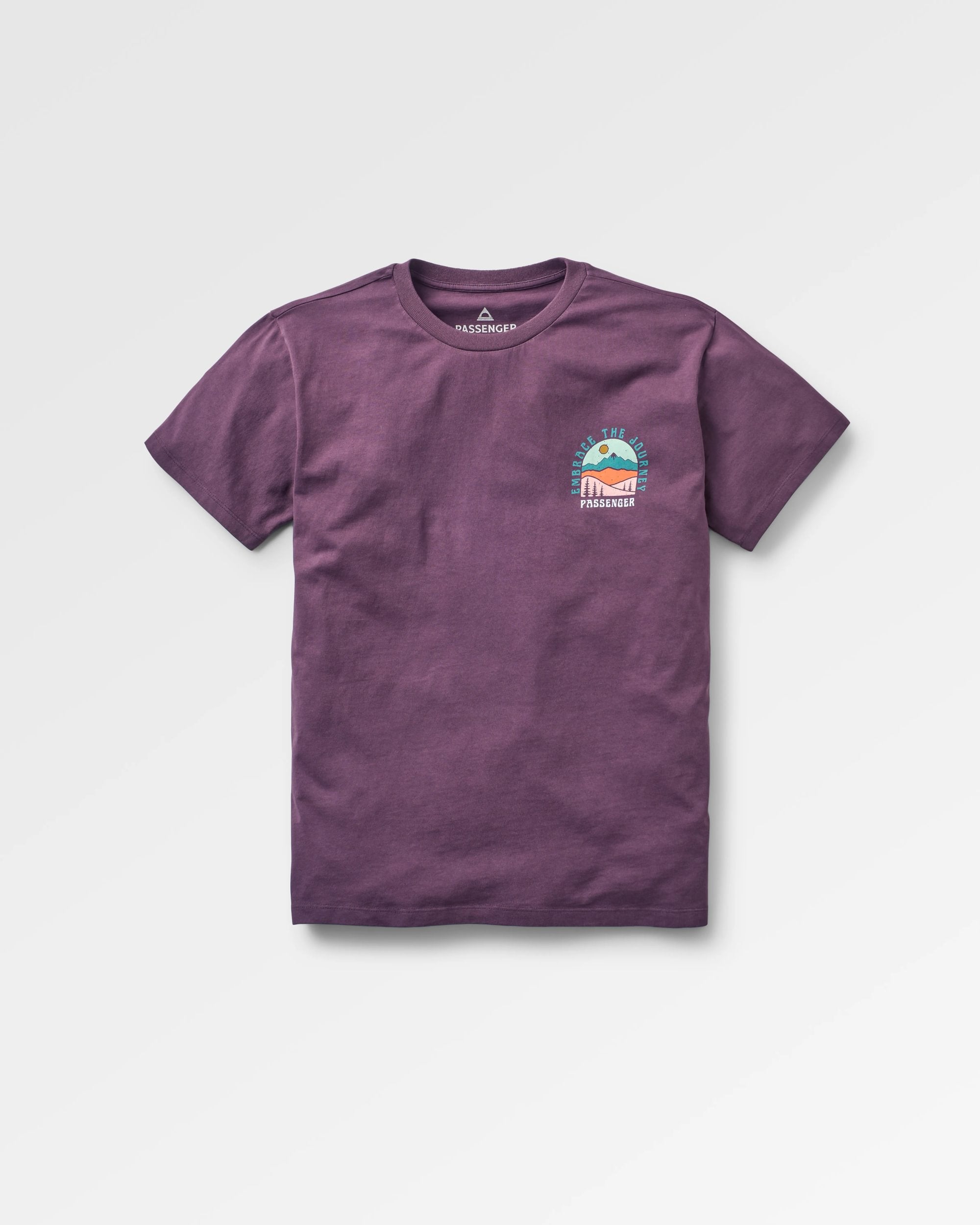 Eco-Friendly Recycled Cotton Oversized T-Shirt for Women - Deep Plum | Soft & Comfortable Casual Wear for Everyday, Lounge & Street Style