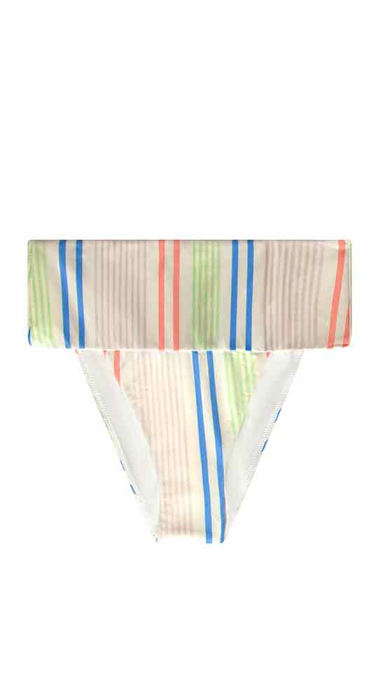 Maisie Bottom Sunny Stripe Bikini - Women's Swimwear for Beach & Pool - Final Sale