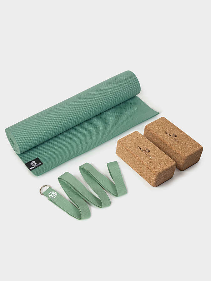 Eco-Friendly Cork Yoga Mat Set with Non-Slip Surface - Oeko-Tex Certified for Home & Studio Practice - Perfect for Beginners & Professionals