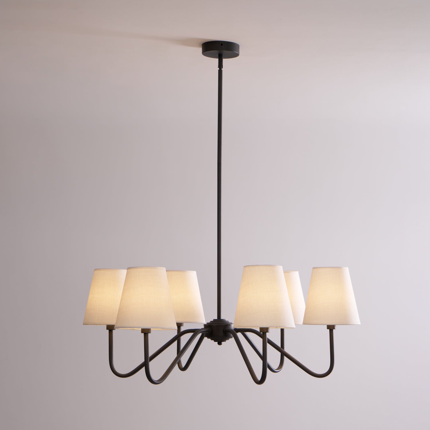 Elegant Black Crystal Chandelier - Modern Ceiling Light Fixture for Dining Room, Living Room & Bedroom Decor | Perfect for Home, Wedding & Restaurant Lighting