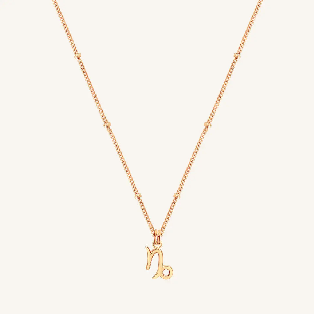 Elegant Petite Zodiac Necklace - Dainty Gold Zodiac Pendant for Women - Perfect Gift for Birthday, Anniversary & Everyday Wear