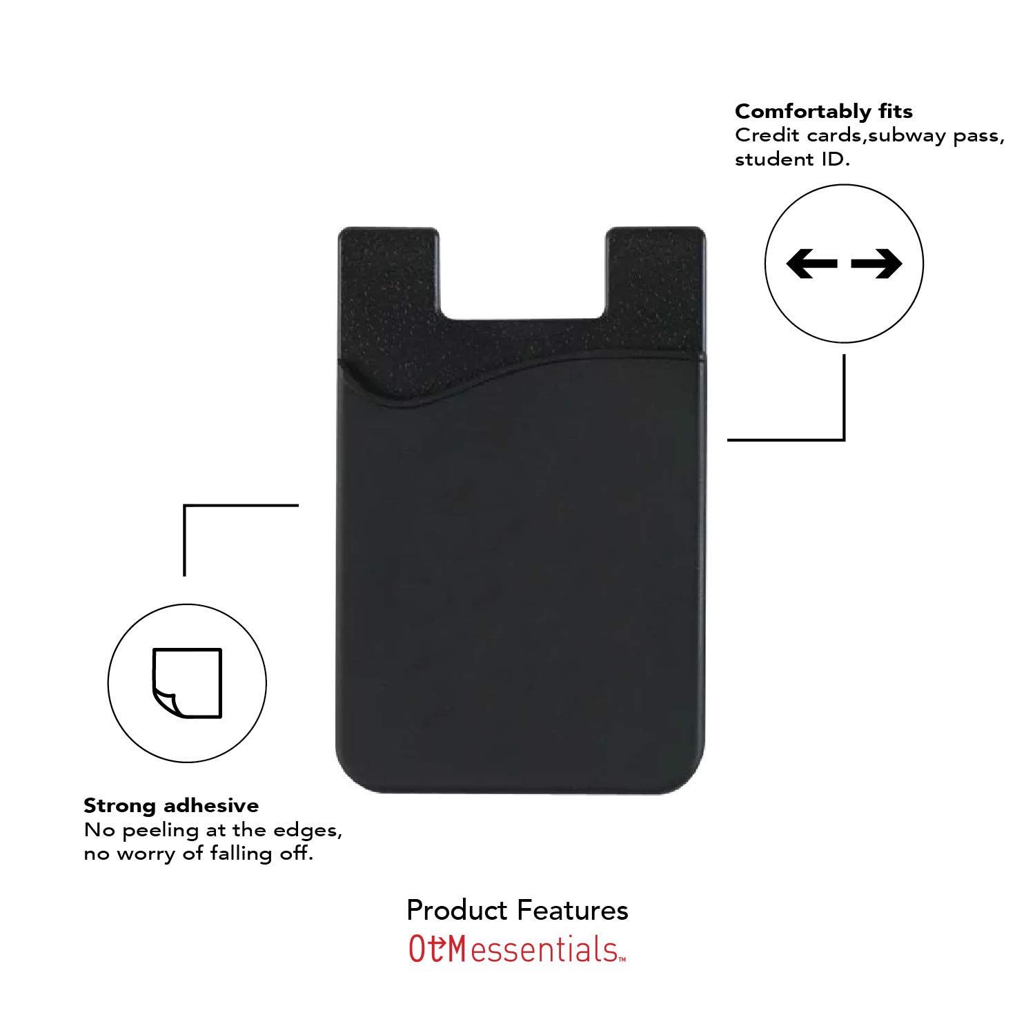 Brigham Young University Leather Wallet Sleeve - Slim RFID Blocking Card Holder for Men & Women - Perfect for Credit Cards, IDs & Cash - Ideal for Travel, Work & Everyday Use