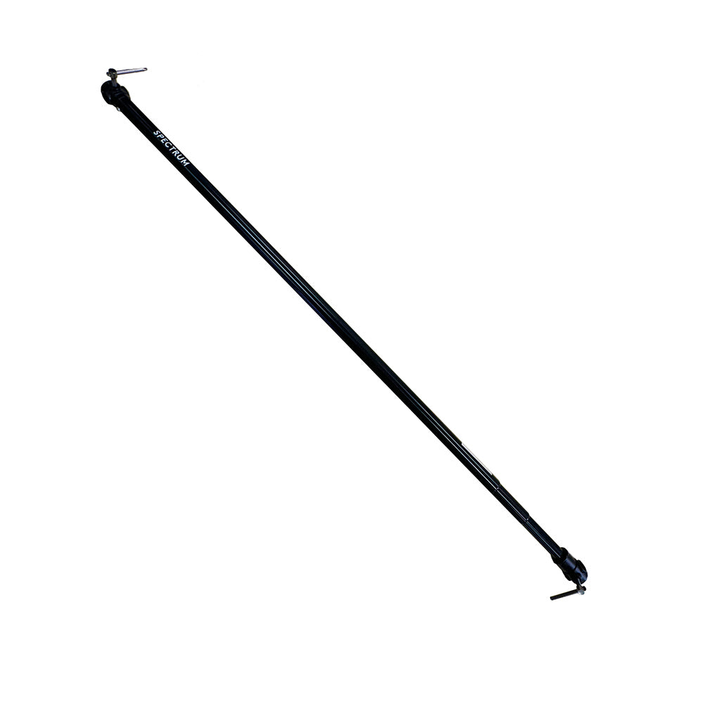Telescopic Crossbar Extension Pole (120-300cm) - Adjustable Backdrop Rod for Photography, Videos & Events - Heavy Duty Black Metal Support for Backdrops, Curtains & Decorations