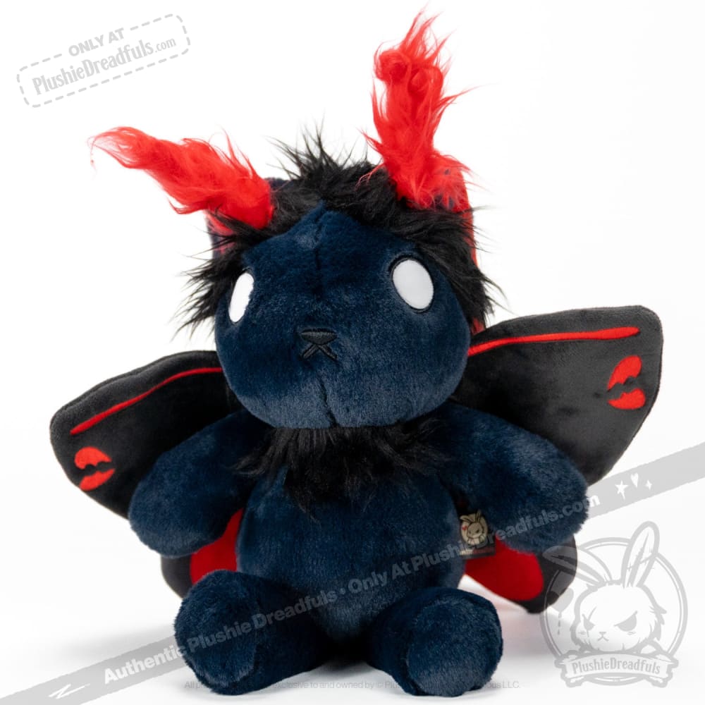 Plushie Dreadfuls Emo Moth Rabbit Stuffed Animal - Soft Cute Plush Toy for Kids, Teens & Collectors | Perfect for Gifts, Bedroom Decor & Emotional Support