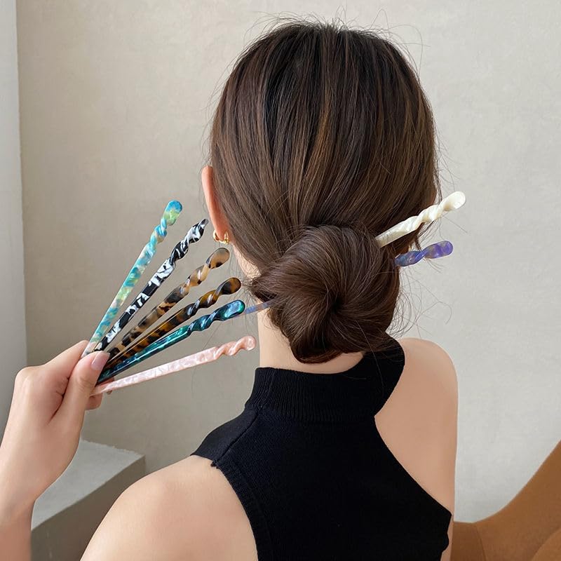 Trendy Crystal Hair Stick Set of 3 - Elegant Hair Accessories for Women, Perfect for Weddings, Parties & Everyday Styling