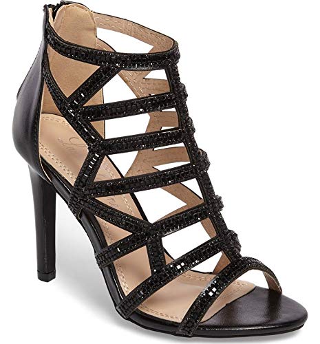 Lauren Lorraine Sparkling Crystal Evening Dress & Sandals for Party