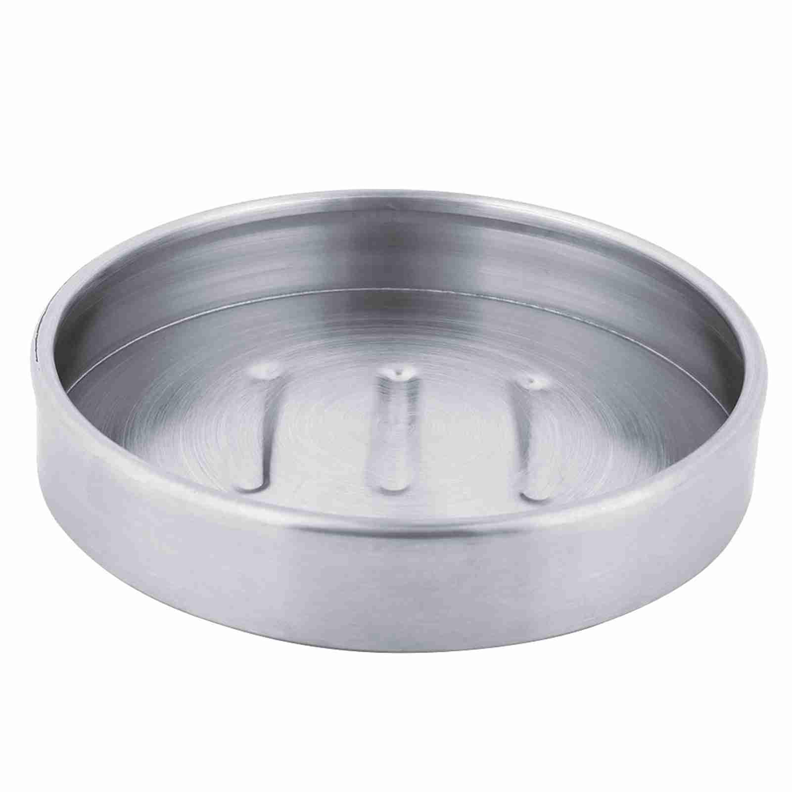 Stainless Steel Soap Dish Holder - Round Rustproof Soap Tray for Bathroom, Kitchen & Hotel - Perfect for Bar Soaps, Sponge Storage & Toilet Organization (Durable & Stylish)