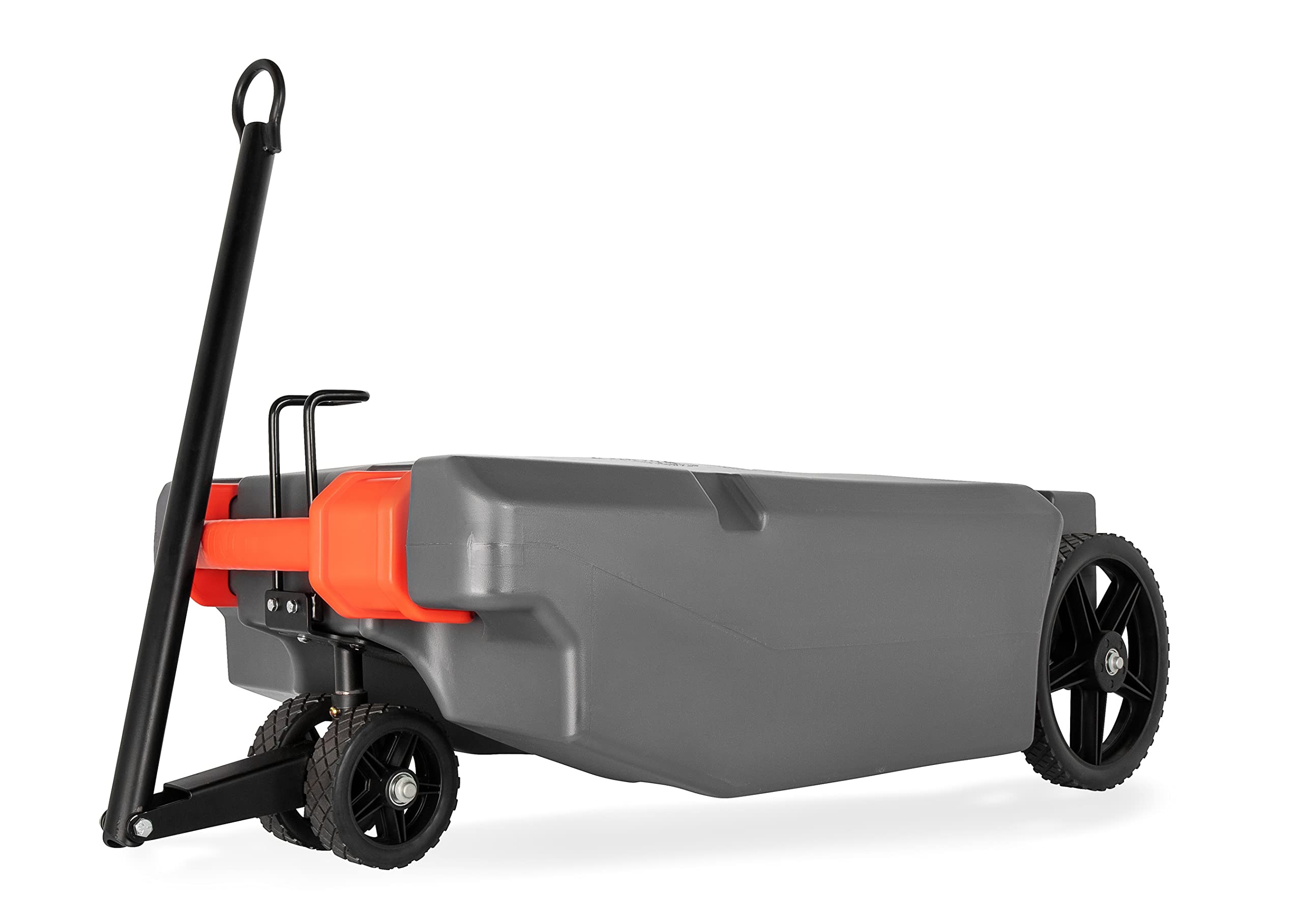 Camco Rhino 36-Gallon Portable RV Waste Holding Tank with Gauge - Includes Steerable Wheels, Tow Bar & Sewer Hose | Perfect for Camping, RV Trips & Outdoor Adventures