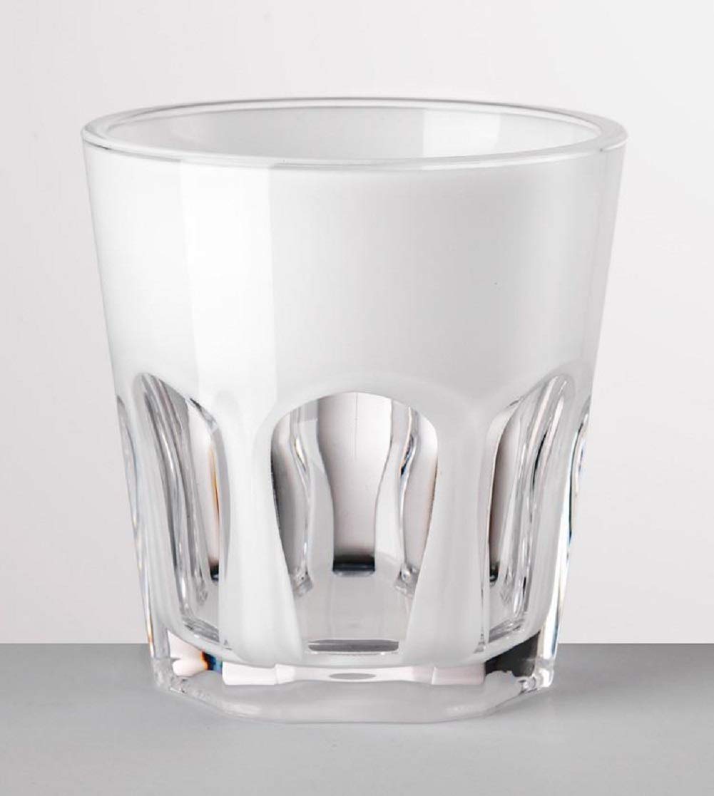 Premium Mario Luca Giusti Gulli White Tumbler Set - 6-Piece Elegant Glassware for Wine, Cocktails & Home Decor - Perfect for Dinner Parties, Gifts & Stylish Entertaining