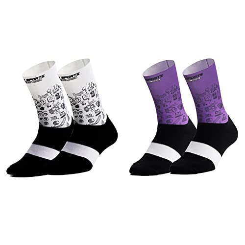 White & Purple