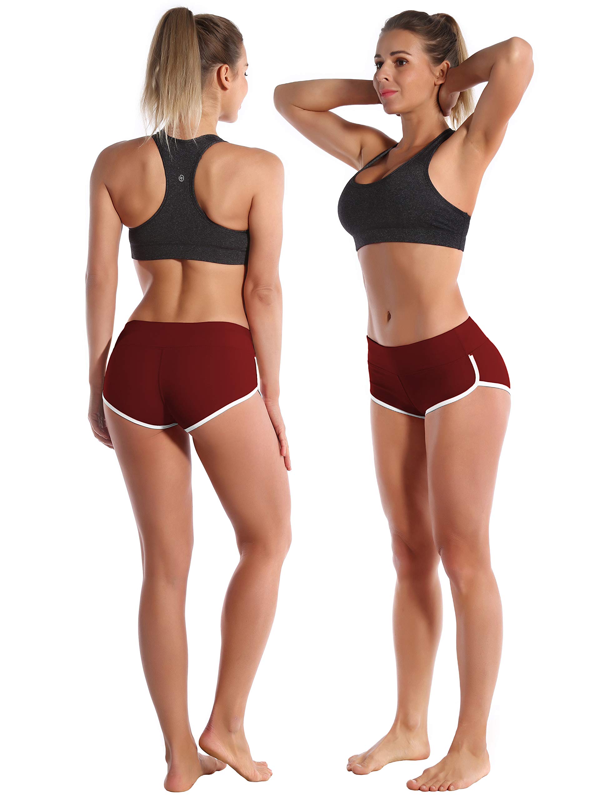 BUBBLELIME Women's Sexy High-Waisted Yoga Shorts XS-XXL - Tummy Control Workout Shorts for Running, Fitness & Activewear - Moisture Wicking & UPF 30+ Sun Protection - Perfect for Yoga, Gym & Summer Outdoor Activities