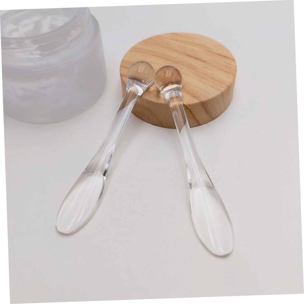 10-Piece Reusable Cosmetic Spatula Set - Eye Cream Scoop Stick, Makeup & Lotion Applicator, Facial Spatula Tool for Women | Perfect for Skincare Routine, Travel & Salon Use