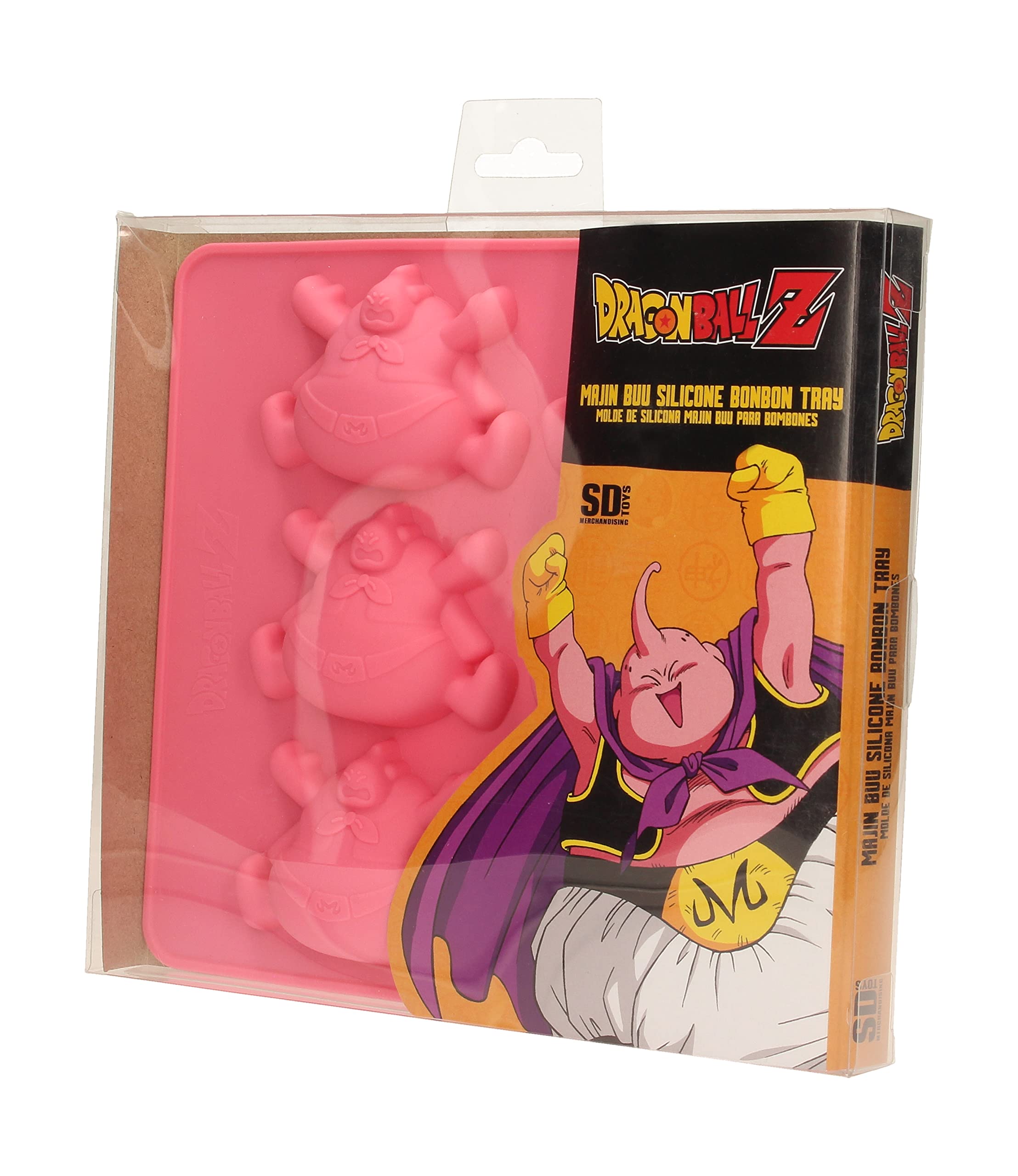 Dragon Ball Majin Buu Silicone Baking Mold - Official Anime Cake & Biscuit Tray for Cupcakes, Cookies, Pastry - Perfect for Birthday Parties, Anime Themed Events, and Dragon Ball Fans