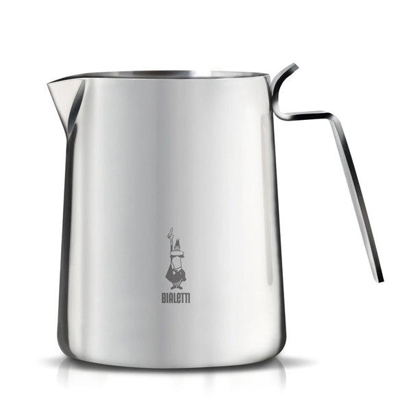 Bialetti Stainless Steel Milk Frothing Pitcher for Latte, Cappuccino & Espresso - Perfect for Home Baristas & Coffee Shops