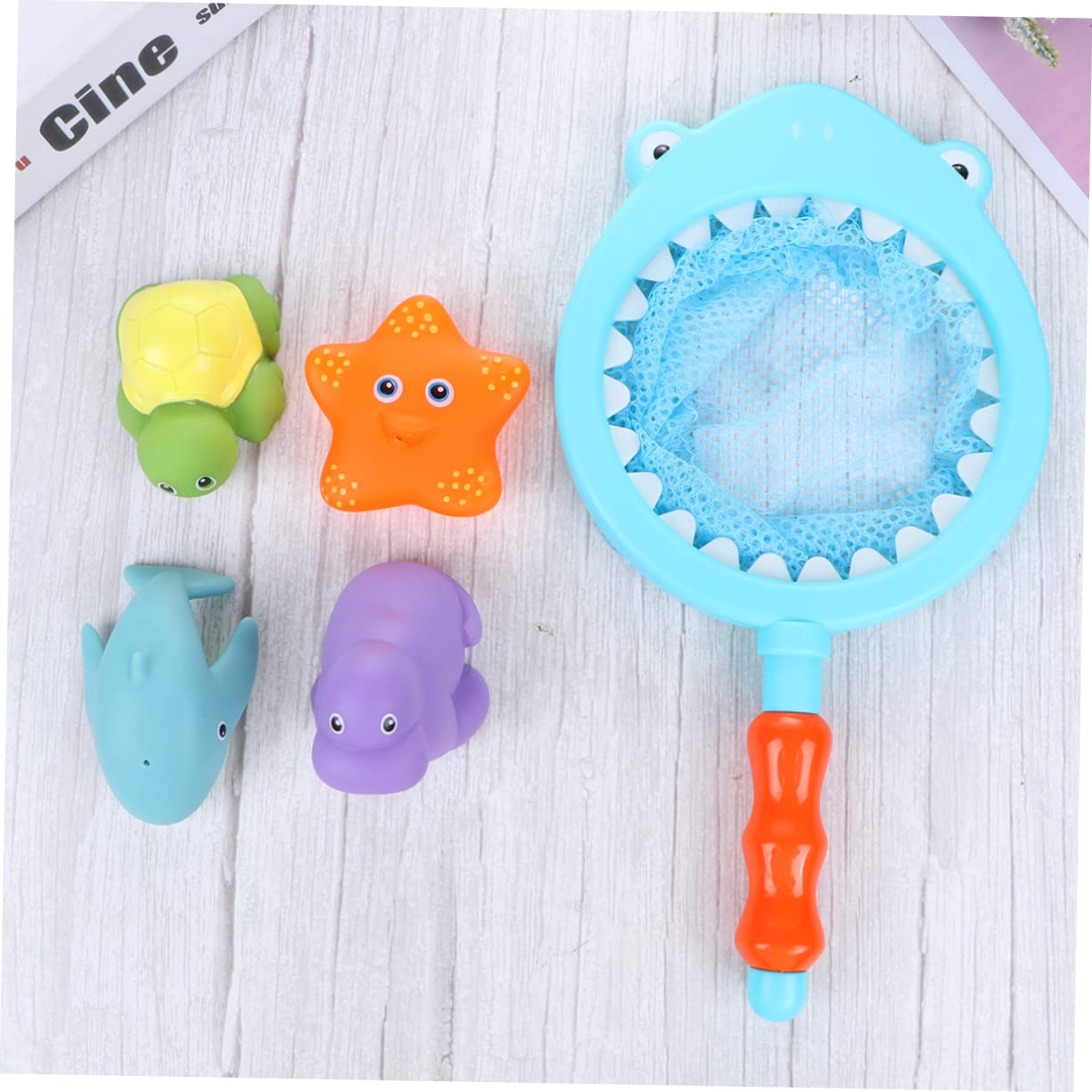 HEMOTON 10-Piece Bathtub Fishing Toy Set - Animal Bath Toys for Kids, Fun Water Play Toys for Toddlers, Beach & Pool Toys | Perfect for Bathtime, Outdoor Water Games & Sensory Play