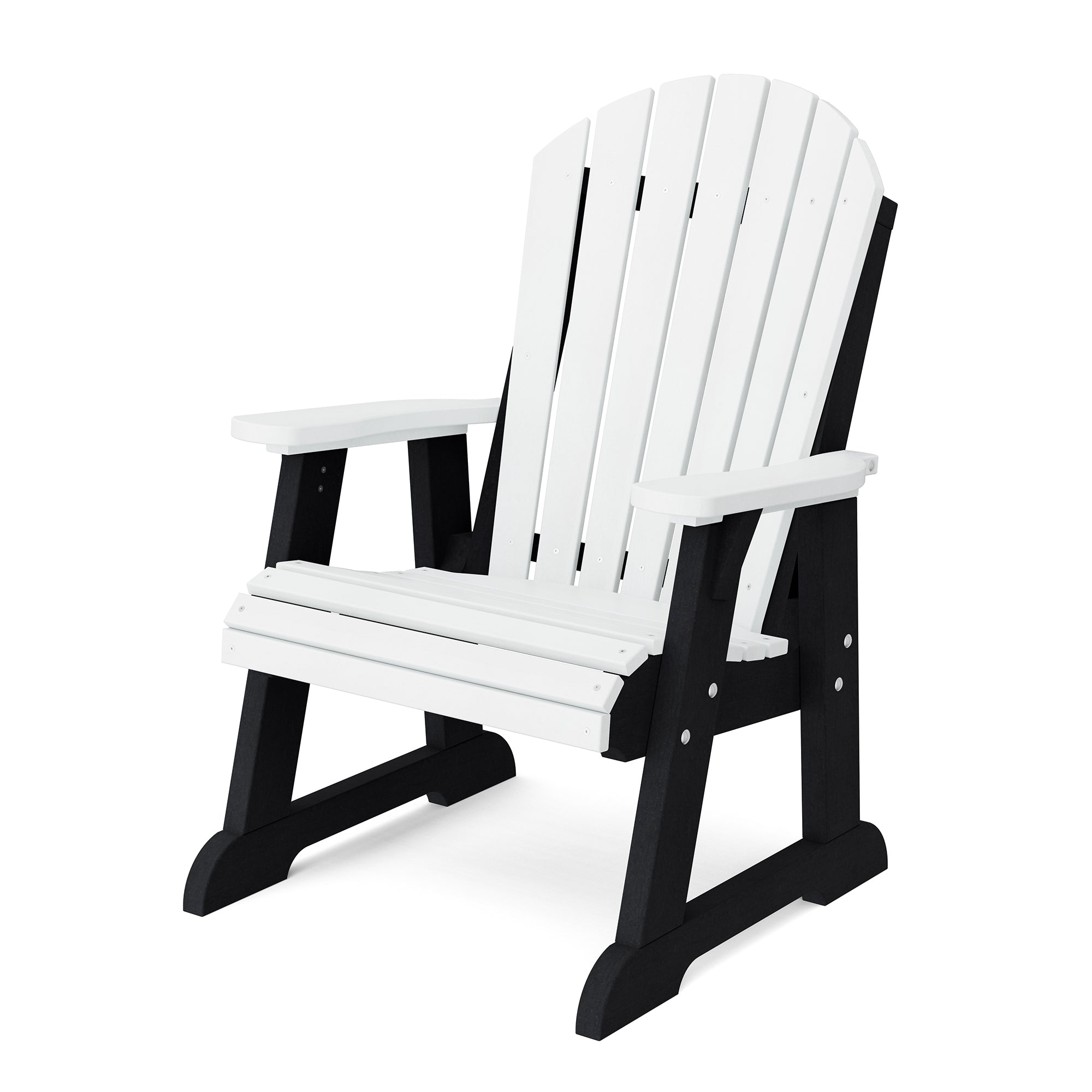 Heritage High Fan Back Chair - Classic Wooden Dining Chair with Upholstered Seat - Perfect for Farmhouse, Rustic & Traditional Dining Rooms