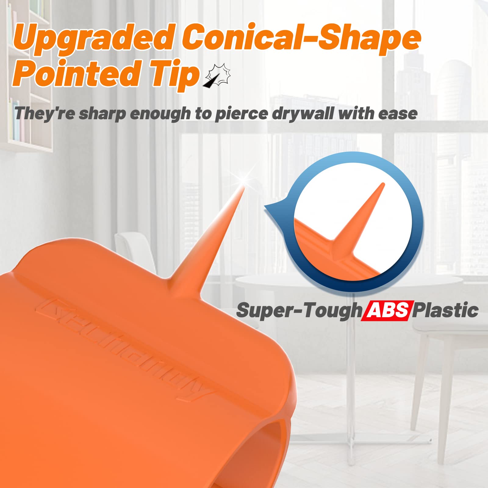 6 Pack Drywall Outlet Marker - No Measure Tool for Electrical Boxes | Easy Drywall Installation & Wire Protection