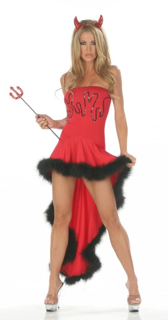 Sexy Devil Costume for Women - Red Mini Dress Halloween Outfit | Perfect for Halloween Parties, Cosplay & Themed Events