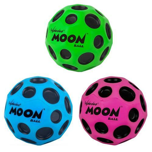 Waboba Moon Balls Set of 3 - High Bouncing Outdoor Water Balls in Assorted Colors for Beach, Pool, Park & Backyard Fun