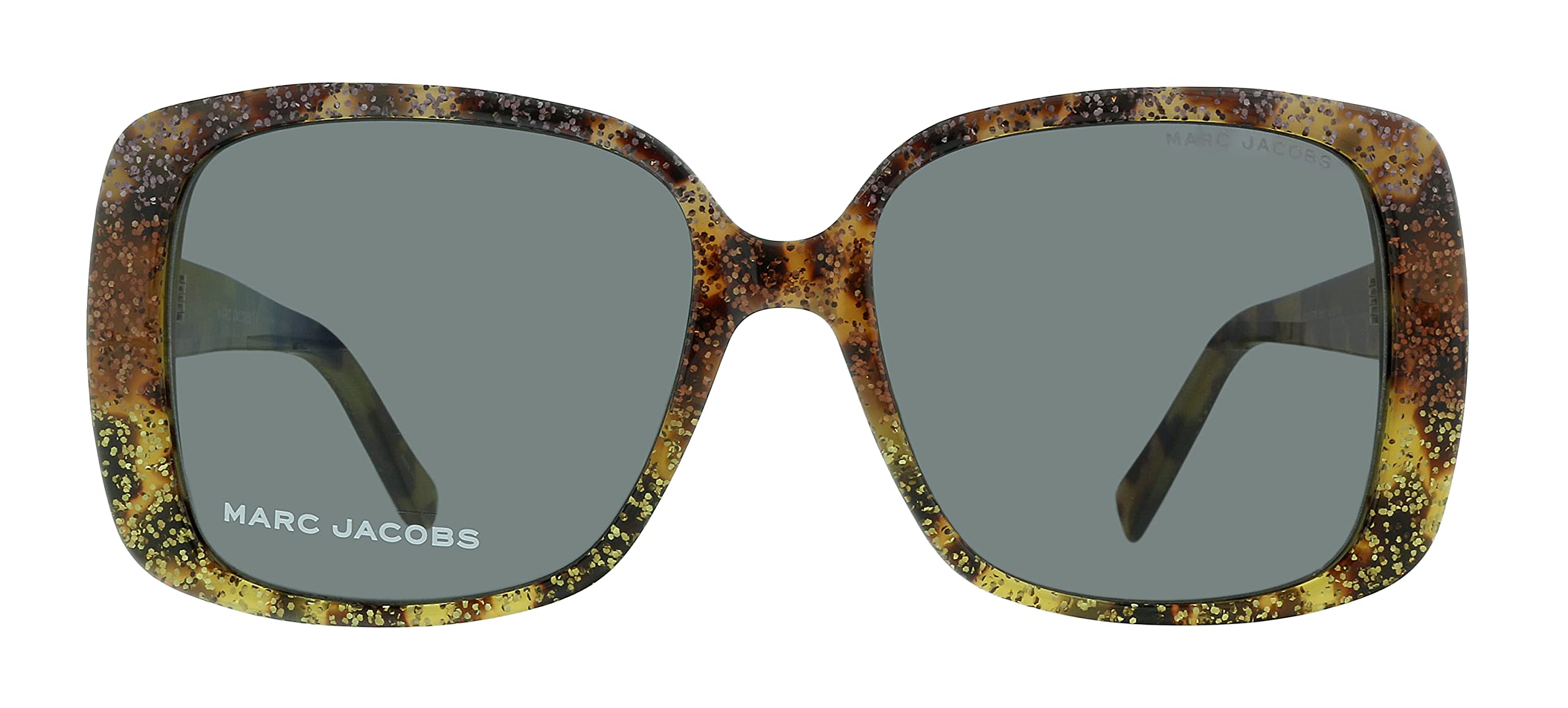 Marc Jacobs MARC 423/S Brown Glitter Sunglasses for Women - Dark Brown Frame 55mm Lens - Perfect for Beach, Driving & Fashion Accessories