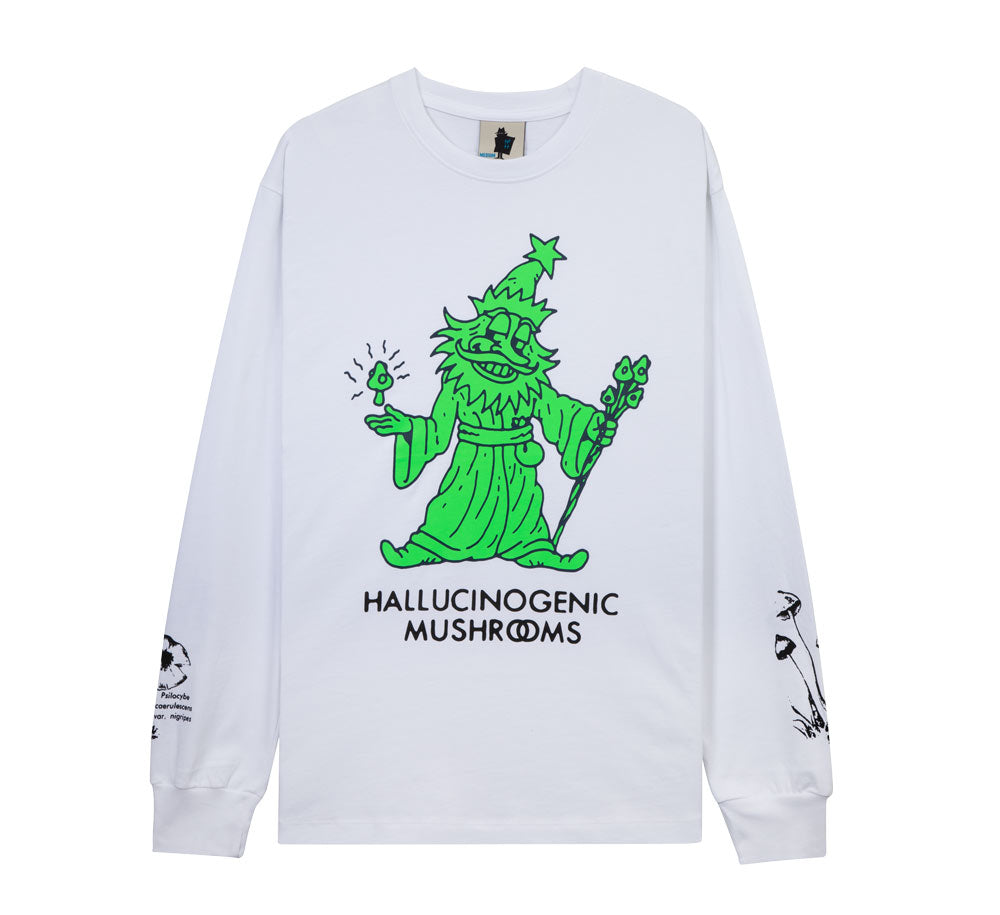 Hallucinogenic Wizard Graphic T-Shirt for Men - Cool Vintage Style Band Tee for Concerts, Festivals & Casual Wear