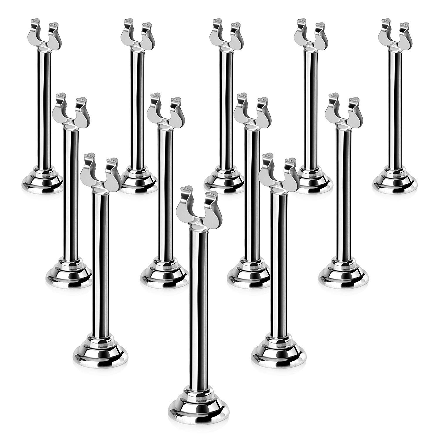 12-Pack Tritan/Harp-Clip Place Card Holders - 4