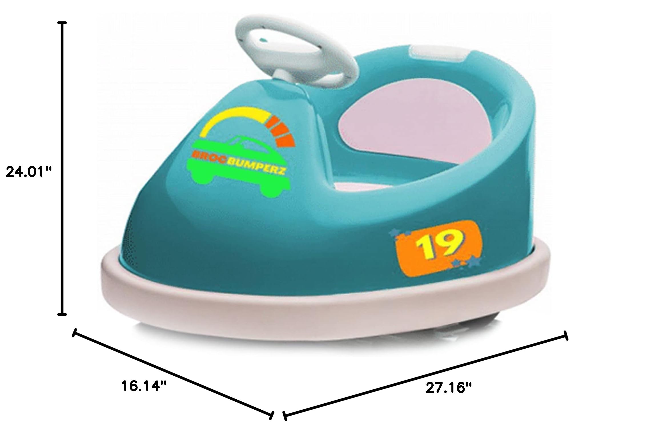 Best 6V Electric Ride On Bumper Car for Kids Ages 2-4 - 360° Spin, LED Lights, Music & Safety Features (Blue) | Indoor/Outdoor Play, Birthday Gifts, Toddler Entertainment