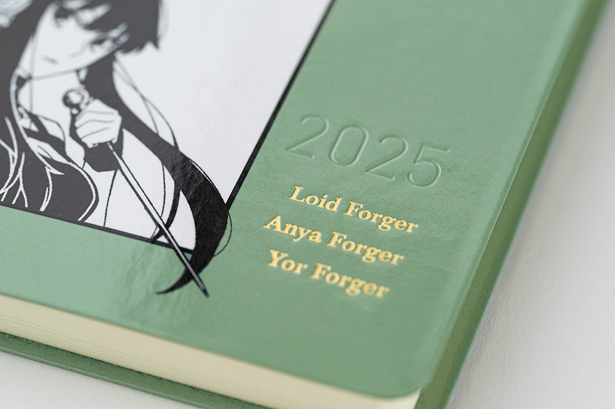 Hobonichi Techo 2025 SPY x FAMILY Planner - Weekly Horizontal Hardcover Notebook, January Start, Monday Start, English Edition - Perfect for Anime Fans, Journaling & Daily Planning