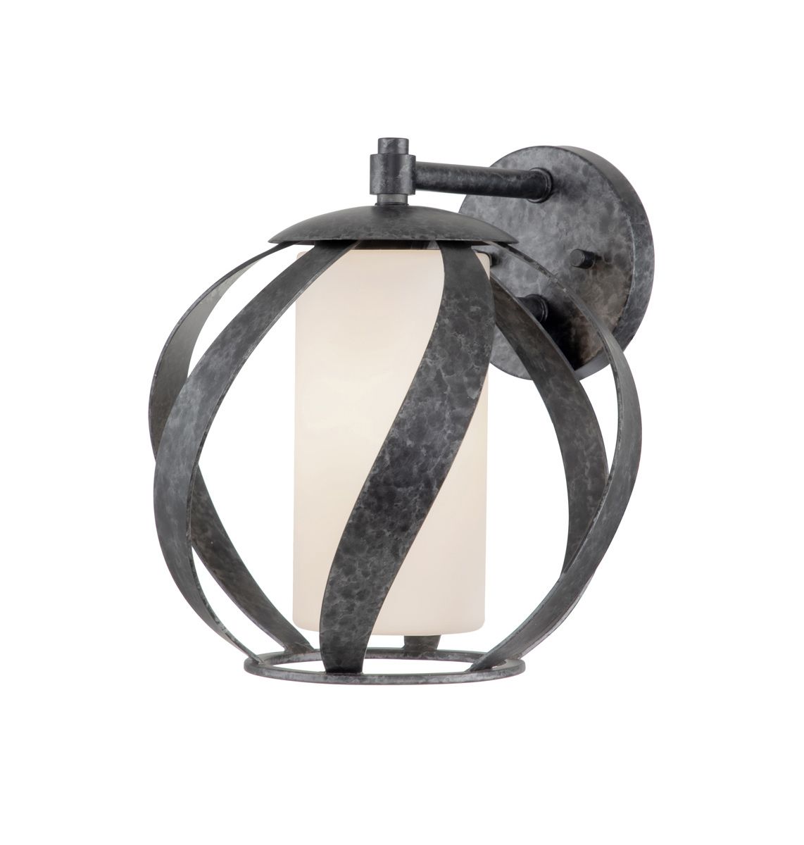 Blacksmith 1-Light Outdoor Wall Sconce - Old Black Finish, E27 Socket, IP44 Waterproof - Perfect for Porch, Patio, and Garden Lighting
