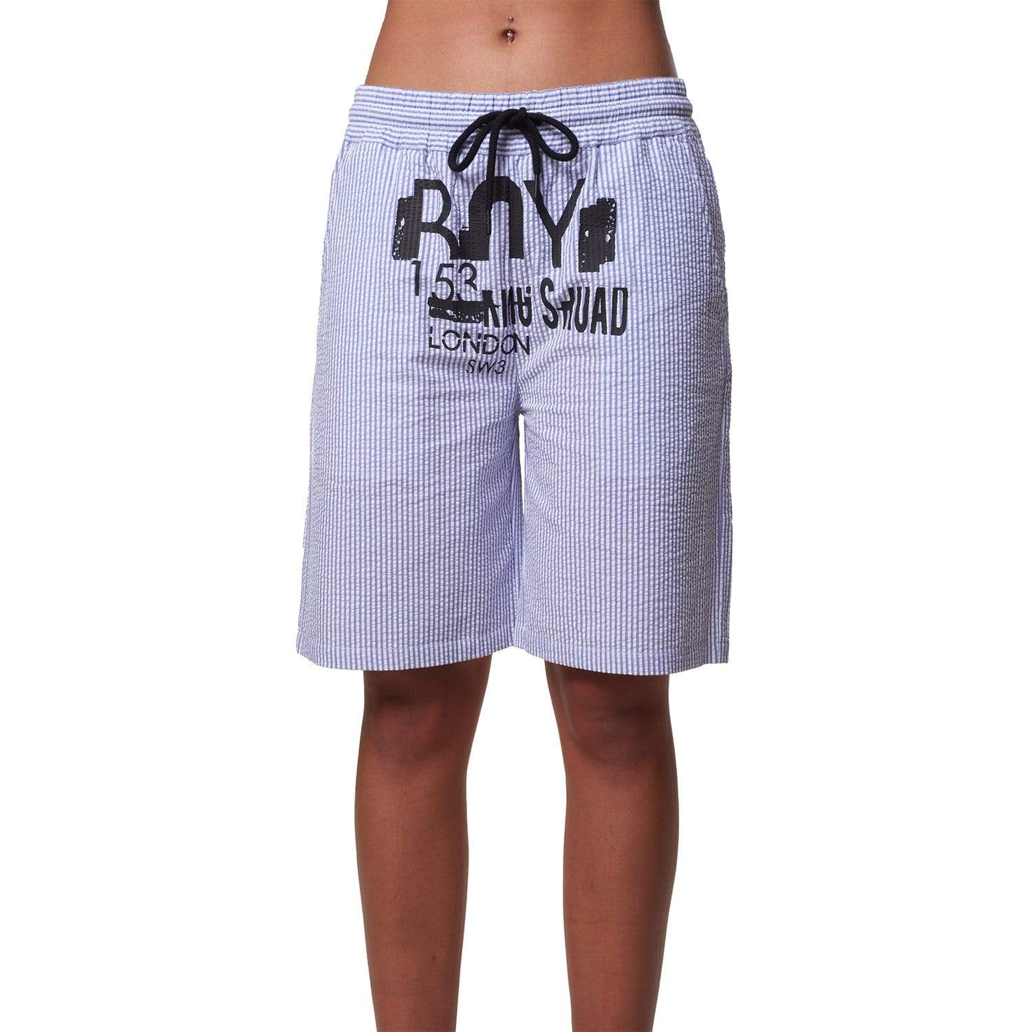 BOY KR Seersucker Shorts for Men - Breathable Summer Casual Shorts for Outdoor Activities, Beach, and Travel