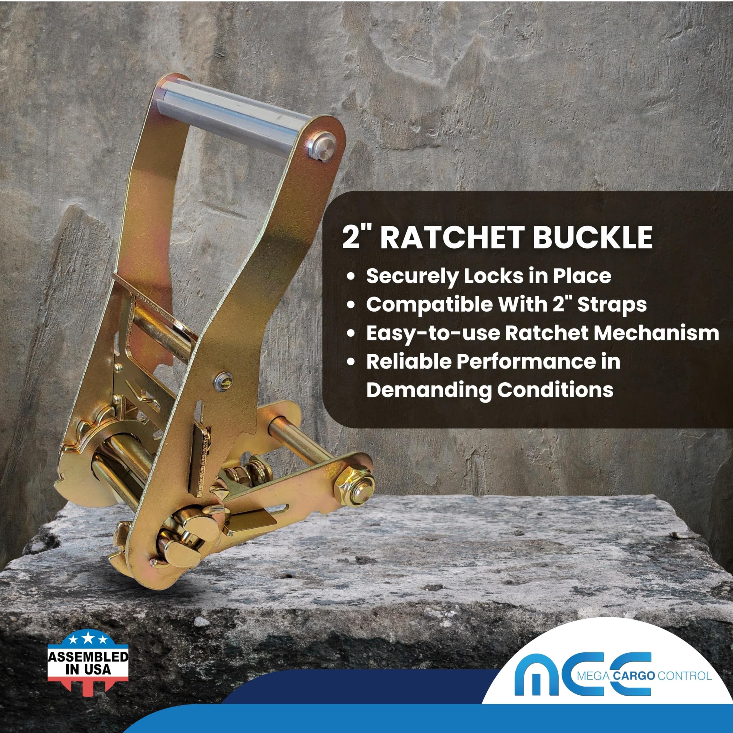 2 Inch x 10 Foot Heavy Duty Ratchet Straps with Twisted Snap Hooks - 3,333 lbs Capacity, Green Tie Down Straps for Flatbed Trailers, Trucks & Cargo Securing (10-Pack) - Perfect for Transporting Motorcycles, ATVs & Construction Equipment