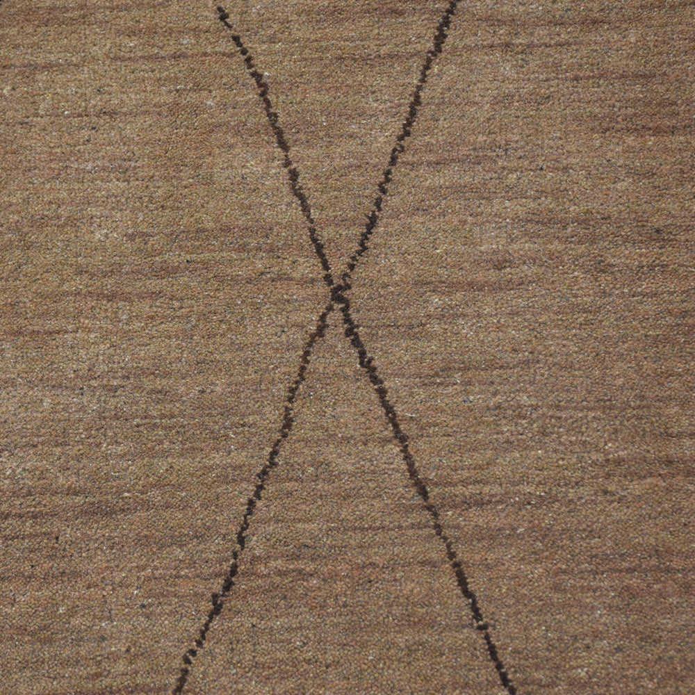 Premium Hand-Knotted Wool Rug with Intricate Inlay Design – Perfect for Living Room, Bedroom & Home Decor