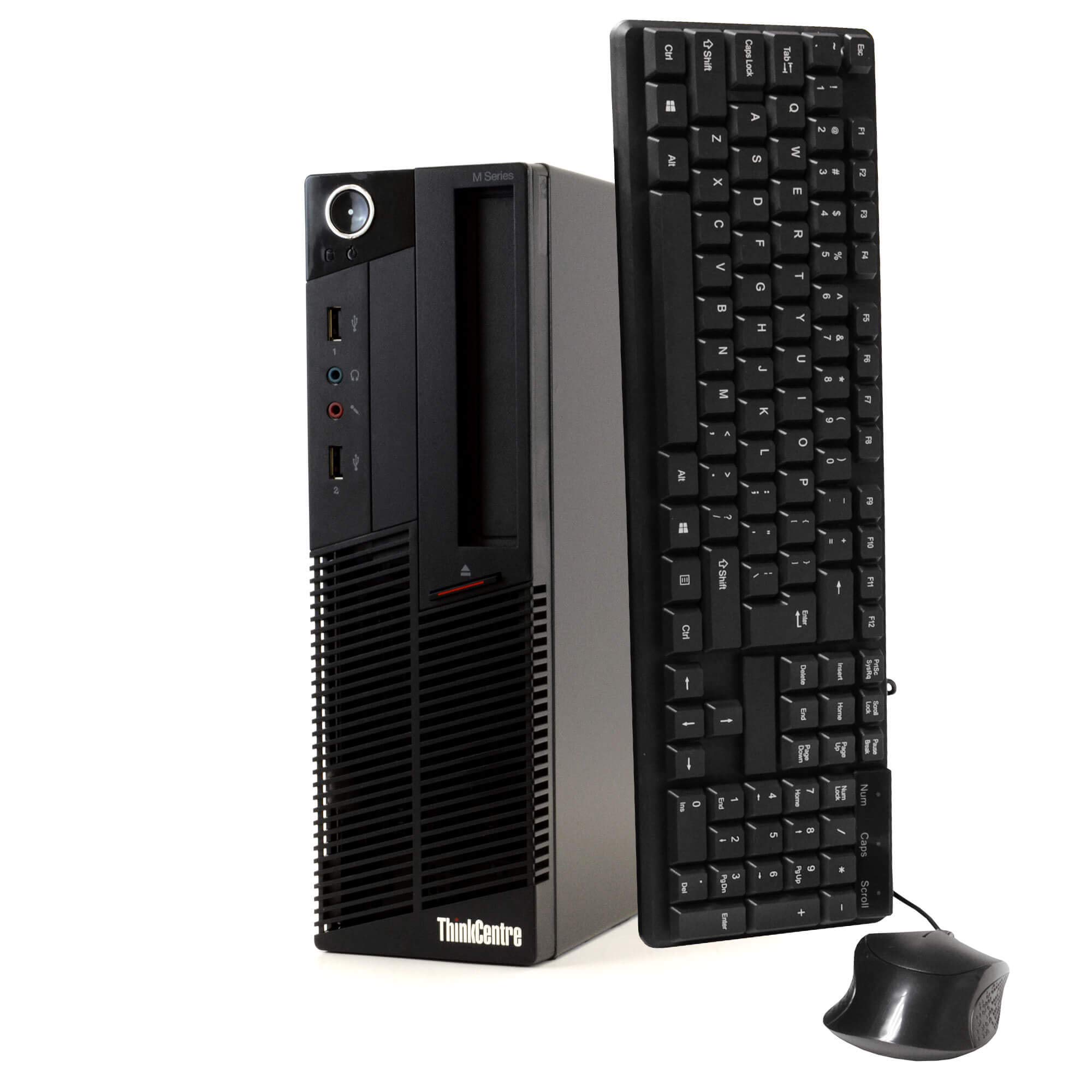 Renewed Lenovo ThinkCentre M90 Wireless Desktop PC - Intel Core i5 3.2GHz, 8GB RAM, 2TB HDD, Keyboard & Mouse, WiFi, Bluetooth, Windows 10 | Home Office, Business, Gaming & Entertainment Computer