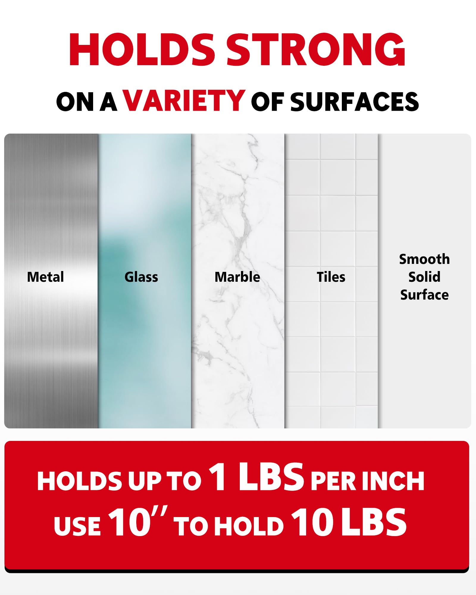 HitLights Heavy Duty Double Sided Tape - 1/2 Inch x 50 Feet Waterproof Mounting Tape, Strong Adhesive Foam Tape for Walls, Posters, Automotive & Outdoor Use - Perfect for Home, Office & DIY Projects (Pack of 1)