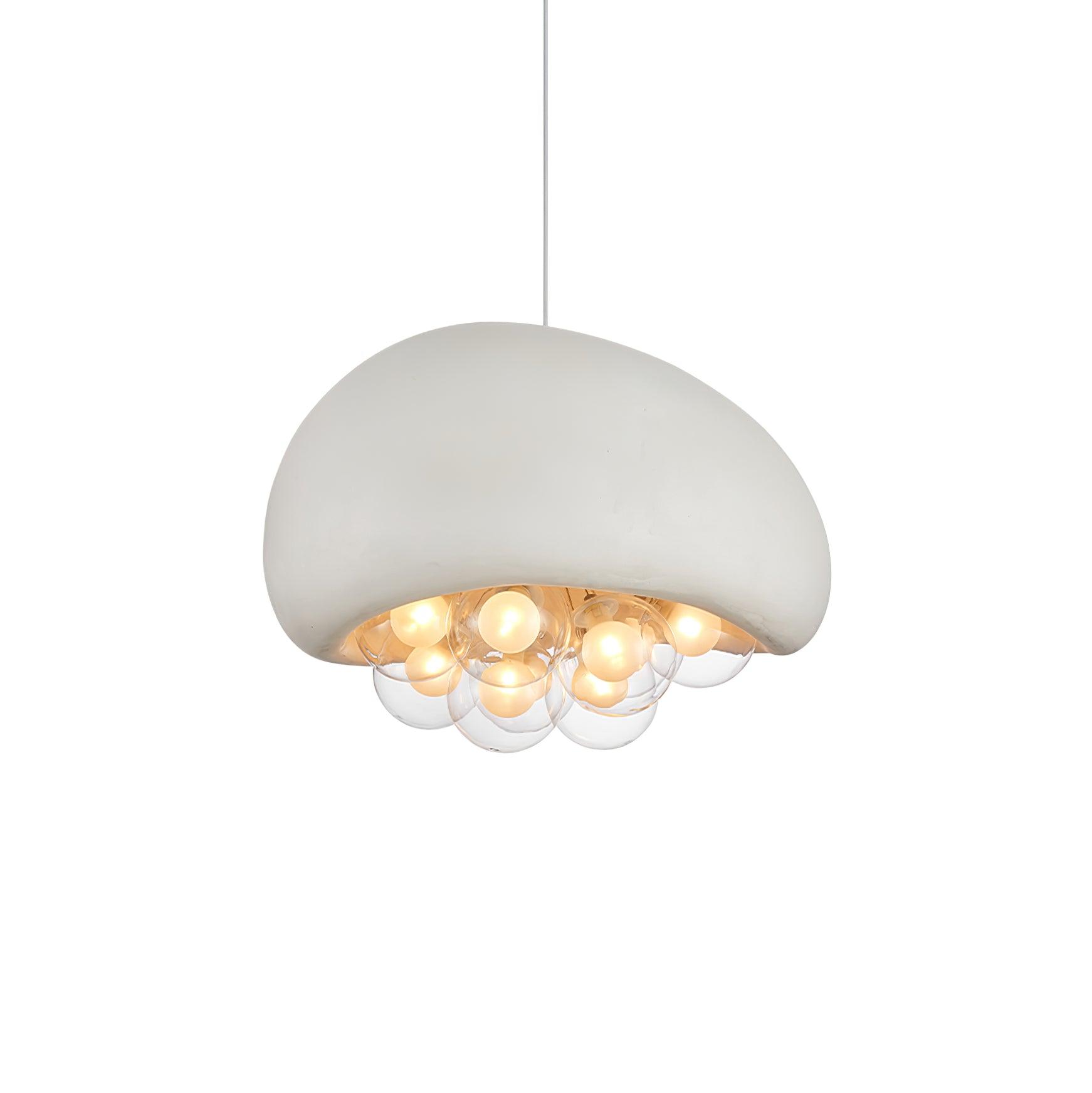 Khmara Bubbles Pendant Lamp - Modern Glass Bubble Chandelier for Living Room, Bedroom, Dining Room & Office Decor | Elegant Lighting Fixture for Home and Commercial Spaces