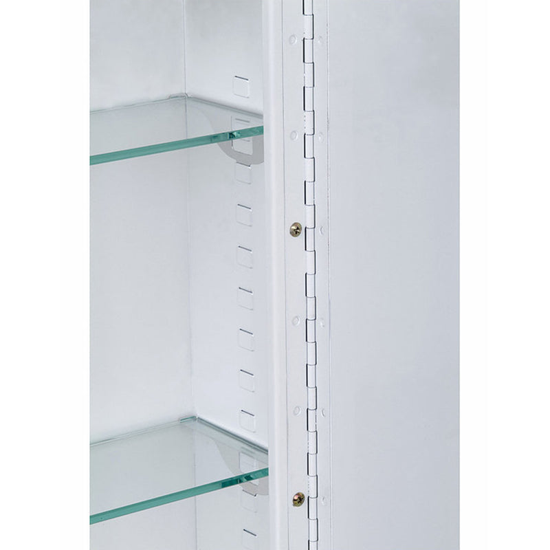 Ketcham 160 Deluxe Series Single Door Recessed Mounted Medicine Cabinet - Perfect for Bathroom, Vanity & Home Storage Organization