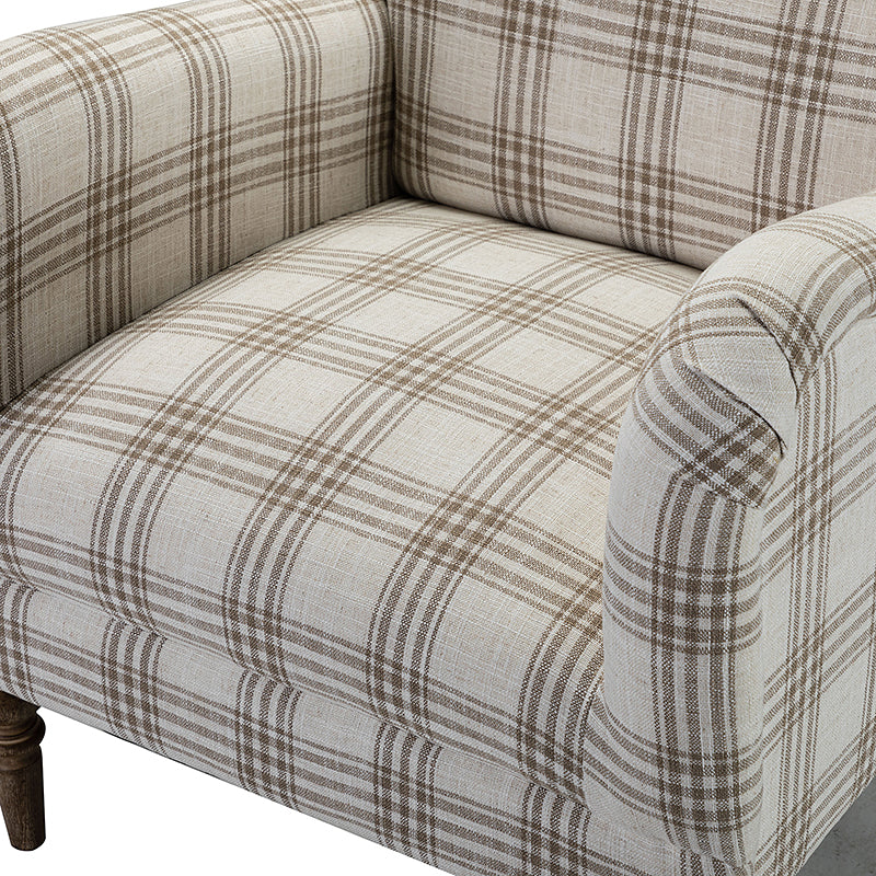 Sadie Upholstered Armchair with Side Table - 2 Piece Living Room Furniture Set for Small Spaces, Apartments & Cozy Reading Nooks