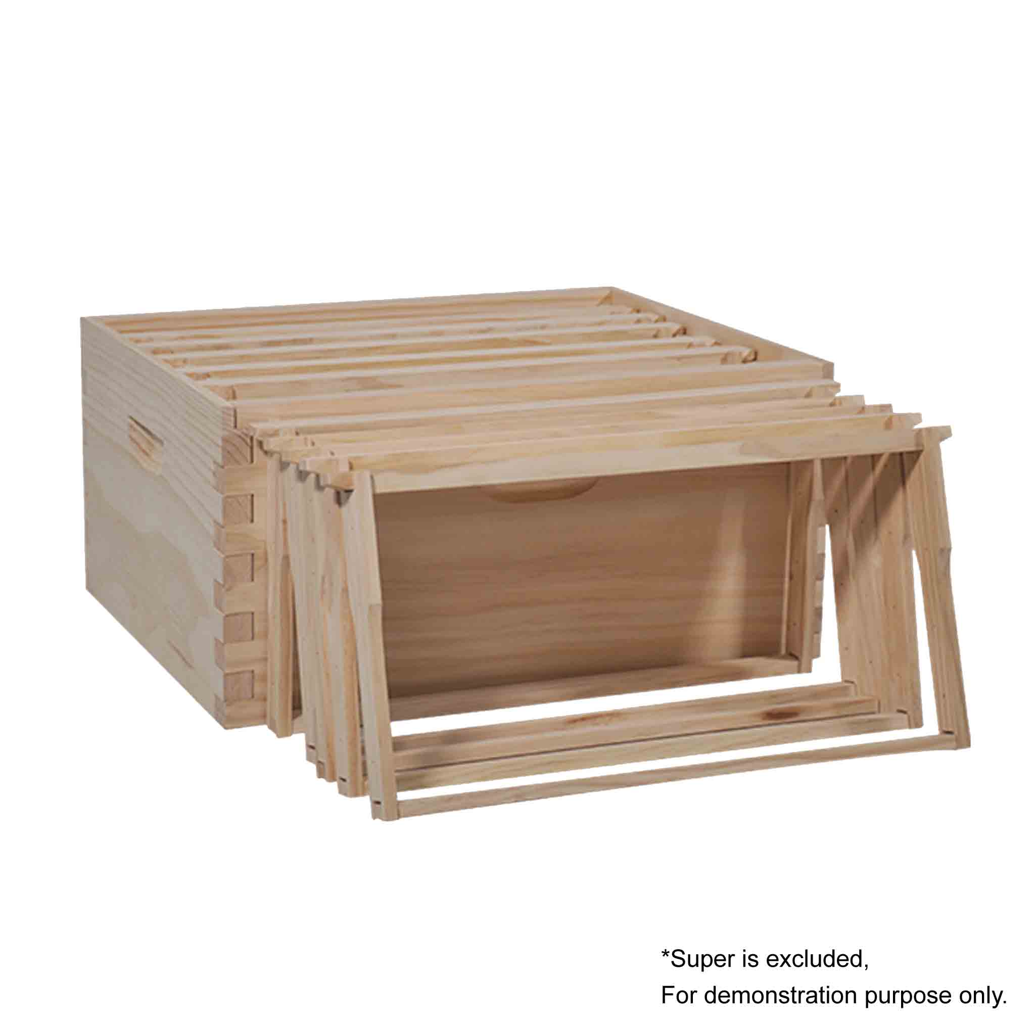 Premium Commercial-Grade Wooden Beekeeping Frames - Full Depth Beehive Frames for Honey Production & Hive Maintenance | Ideal for Professional Beekeepers & Apiaries