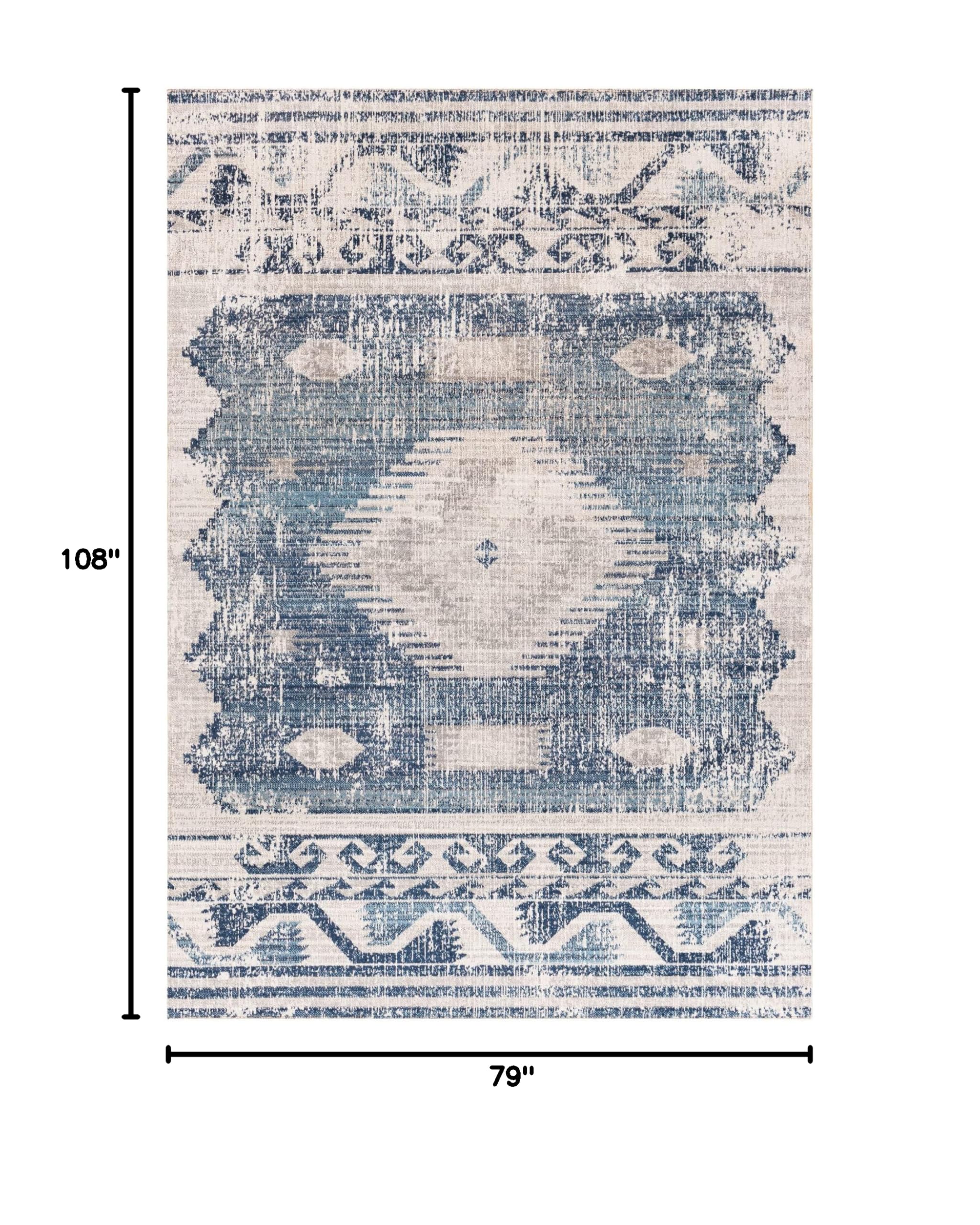 Livabliss Huntington Beach Global Bohemian Outdoor Area Rug 6'7