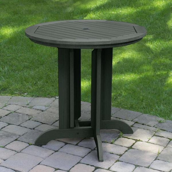 Lehigh 3-Piece Round Counter Height Outdoor Patio Dining Set with Weather-Resistant Chairs - Perfect for Backyard, Garden, and Poolside Entertaining