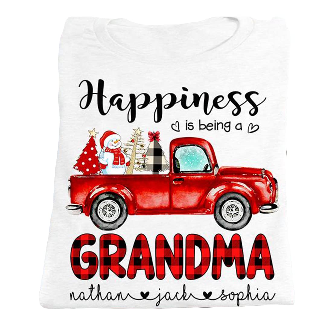 Grandma Cotton Knit T-Shirts for Men & Women - Comfortable Short Sleeve Vintage Graphic Tees - Perfect for Casual Wear, Family Gatherings and Gift Giving