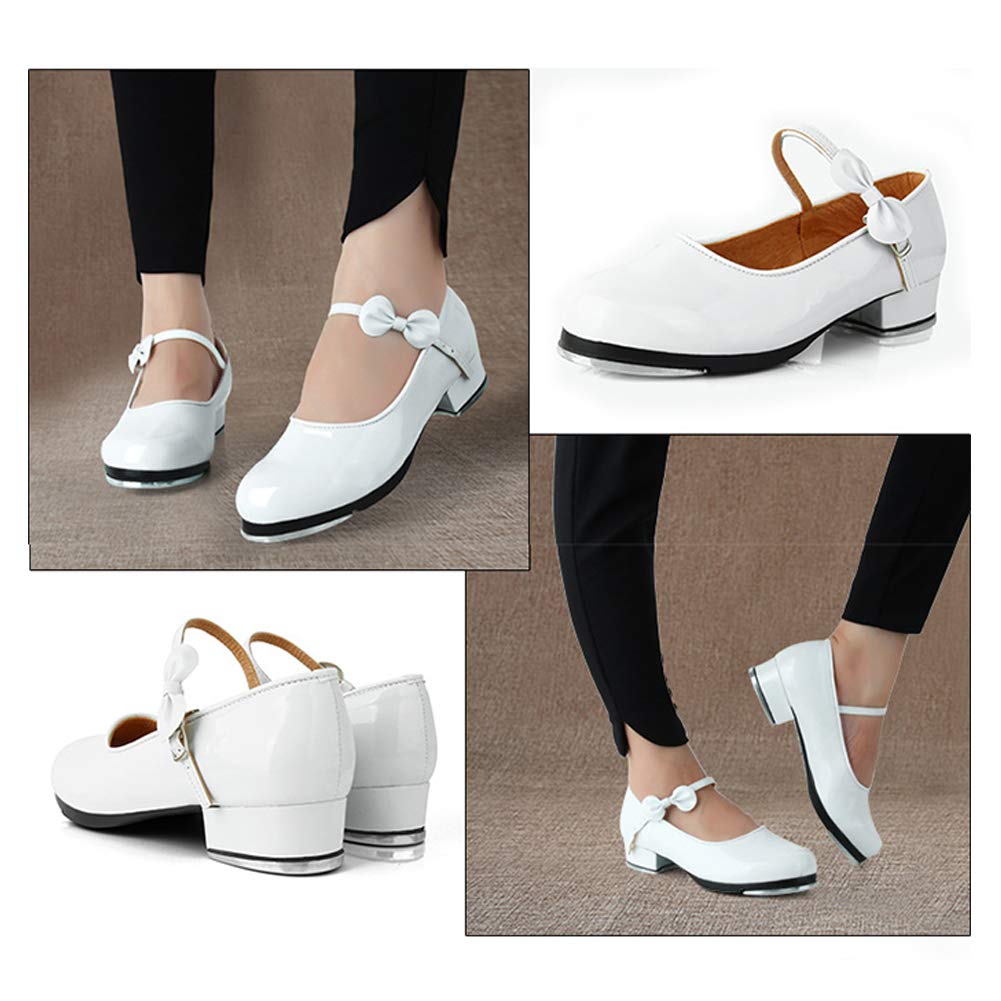 HROYL Kids Tap Shoes for Boys & Girls - TL208/258 for Dance & Performances