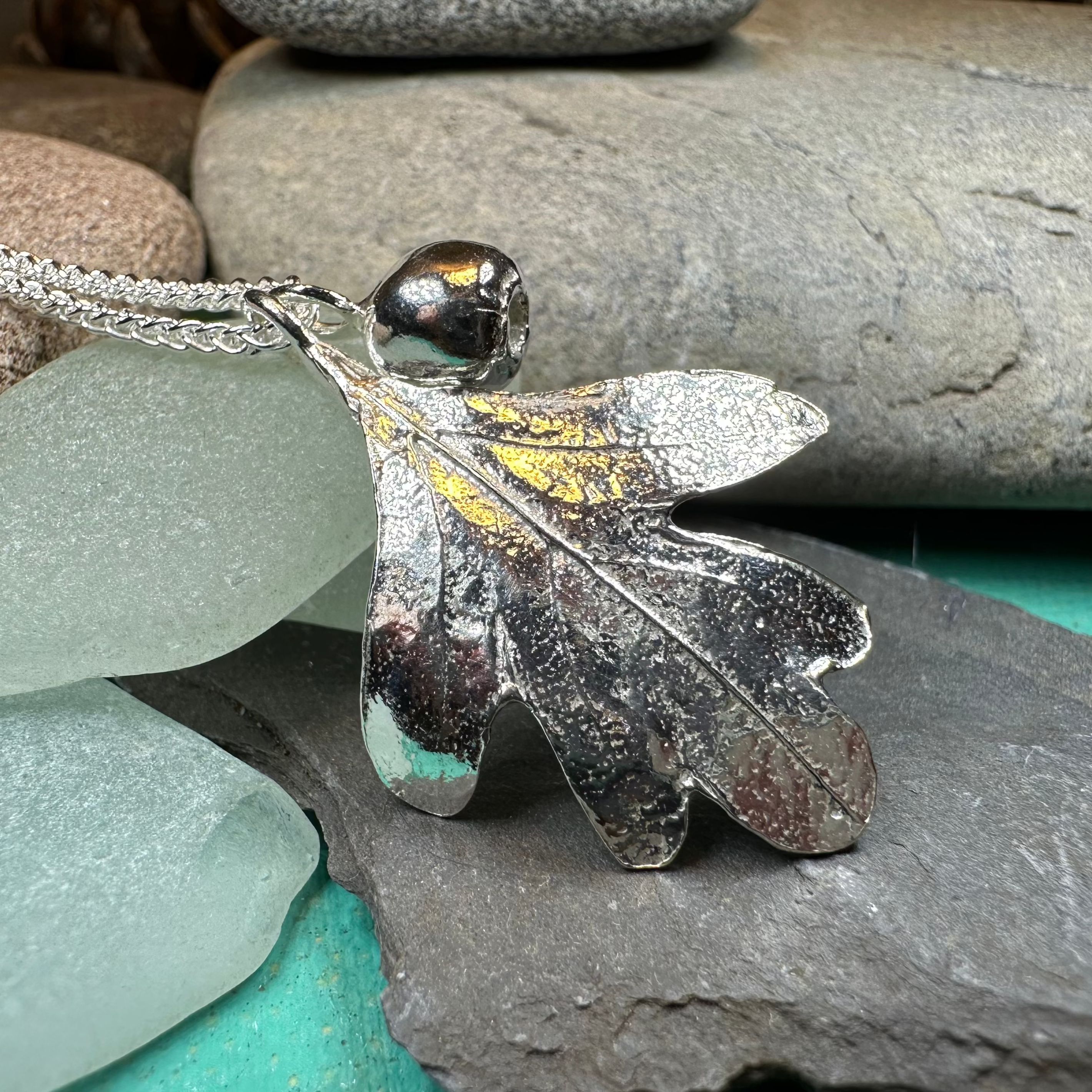 Fairy Tree Hawthorn Leaf Necklace - Elegant Nature-Inspired Jewelry for Women | Perfect for Boho, Festival, and Everyday Wear