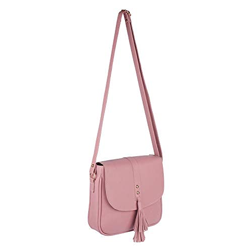 SHAMRIZ Women's Adjustable Strap Sling Bag with Tassel - Stylish Crossbody Purse for Daily Use, Travel & Shopping | Fashion Handbag for Women